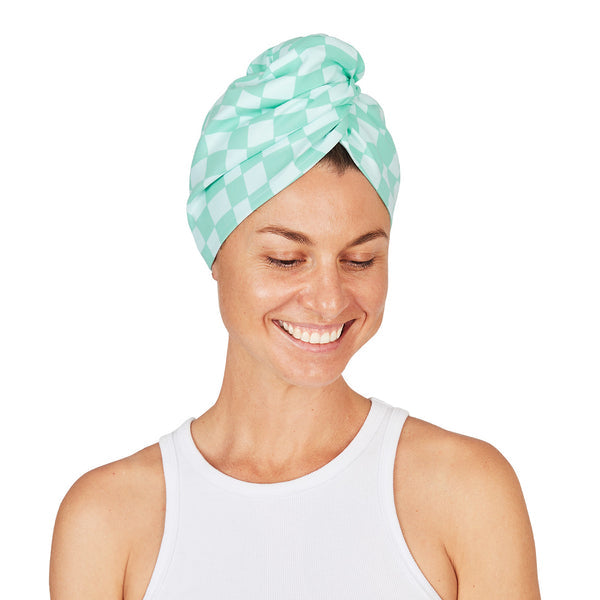 Dock & Bay Hair Wrap - Check Mate - smooth feel