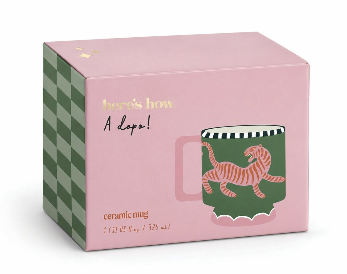 A Dopo Single Mug - Tiger