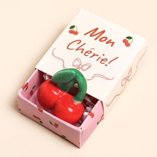 Lisa Angel - Tiny Matchbox Ceramic Tokens: Cherry