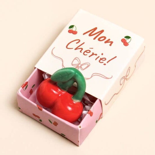 Lisa Angel - Tiny Matchbox Ceramic Tokens: Cherry