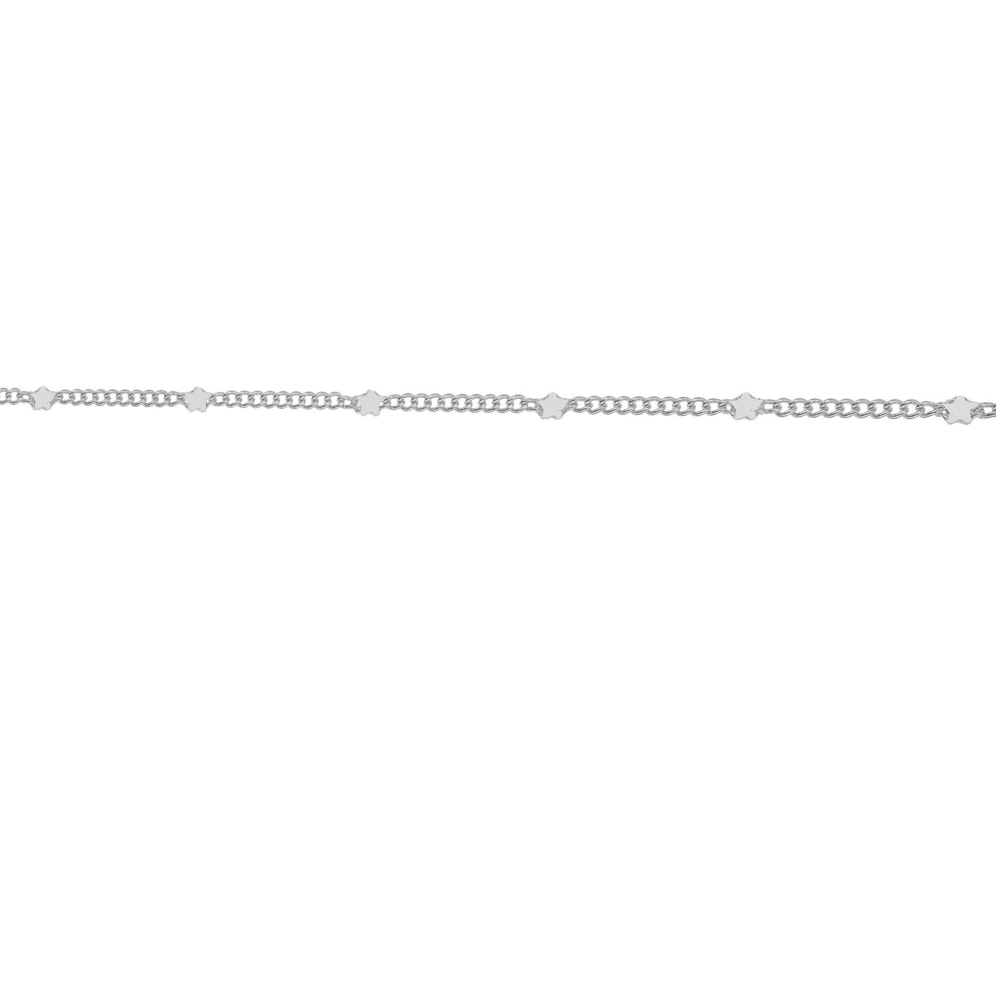 Vurchoo Jewellery Star Dainty Chain Silver