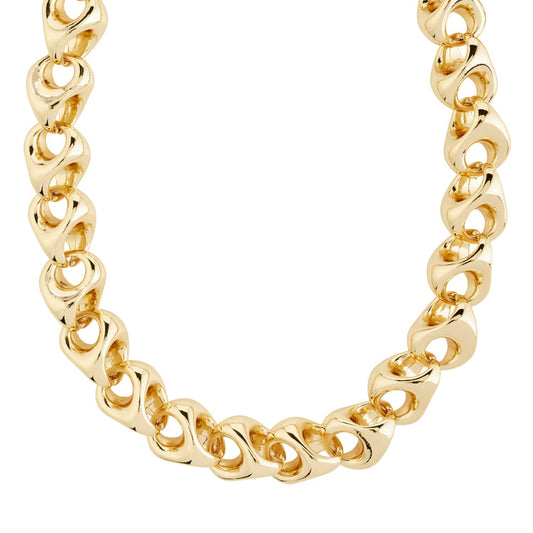 Pilgrim DUNE necklace gold-plated