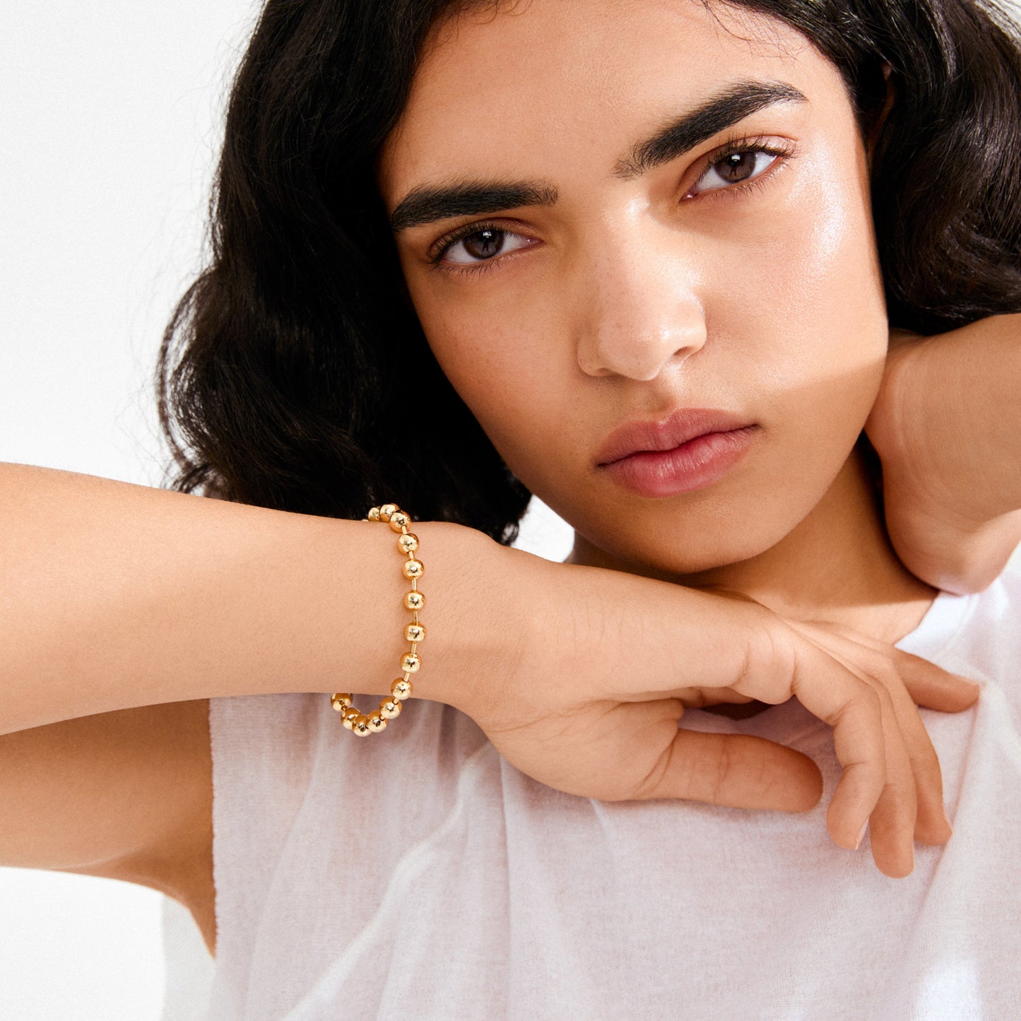 Pilgrim AIR bracelet gold-plated