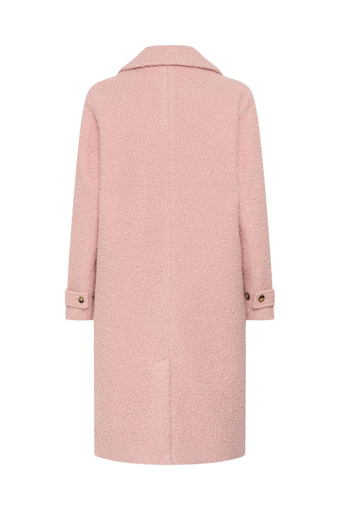 Kaffe Anne Coat in Pink Mauve