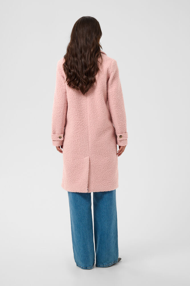 Kaffe Anne Coat in Pink Mauve