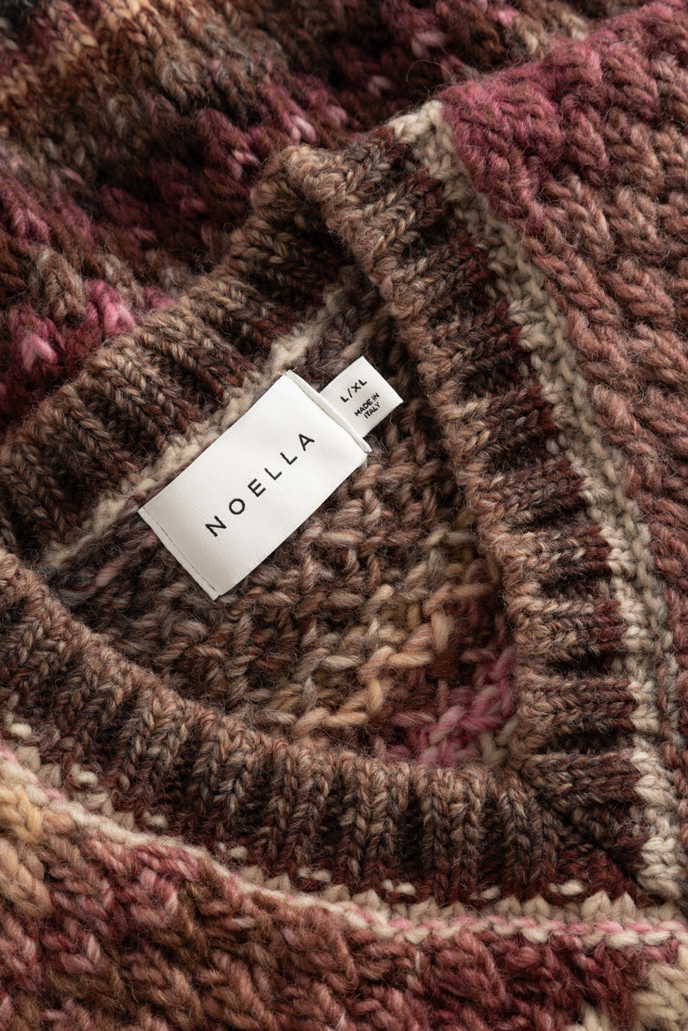 Noella Gio Knit Vest in Rust Mix