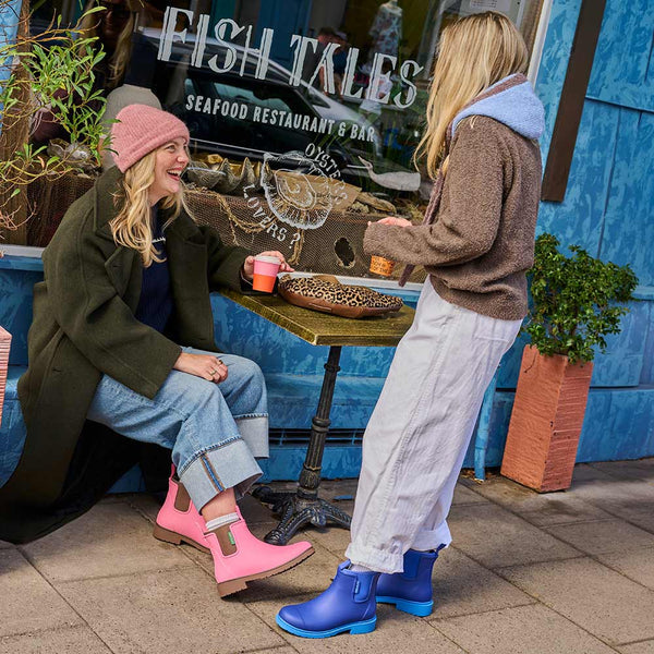 Merry People Bobbi Wellington Boot in Musk Pink