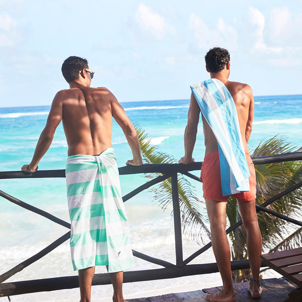 Dock & Bay Quick Dry Towels - LG Cabana Tulum Blue 160x90cm