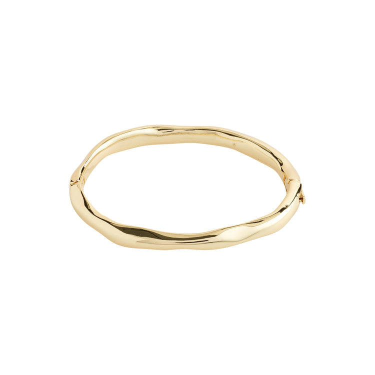 PILGRIM LIGHT recycled bangle gold-plated