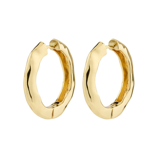 Pilgrim BELIEVE hoop earrings gold-plated