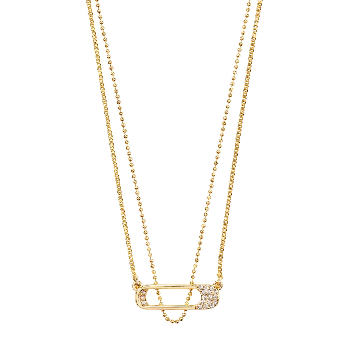Pilgrim INSTANT Necklace 2-in-1 Set Gold-Plated