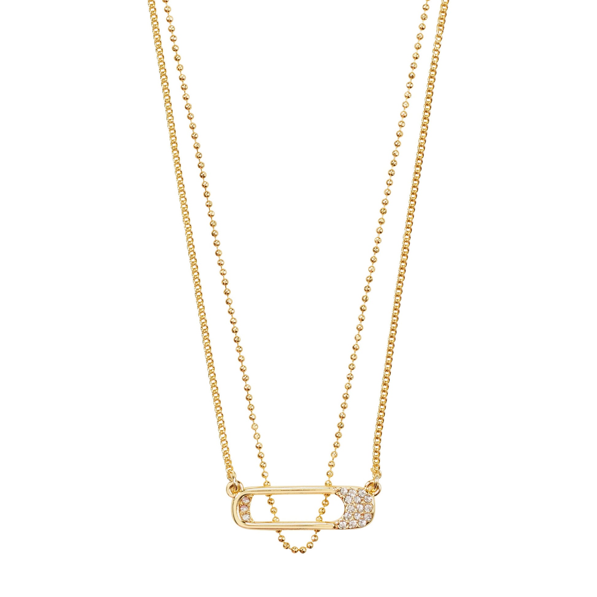 Pilgrim INSTANT Necklace 2-in-1 Set Gold-Plated