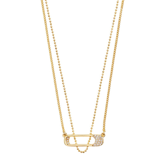 Pilgrim INSTANT Necklace 2-in-1 Set Gold-Plated