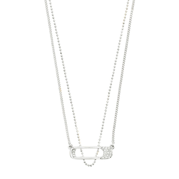 Pilgrim INSTANT Necklace 2-in-1 Set Silver-Plated