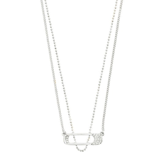 Pilgrim INSTANT Necklace 2-in-1 Set Silver-Plated