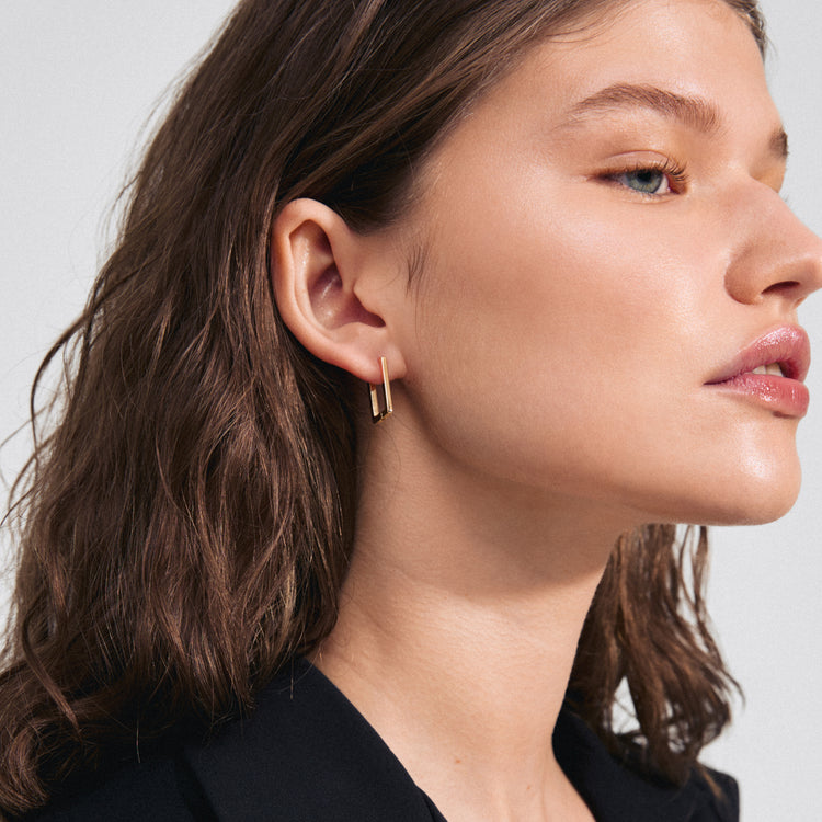 Pilgrim FEEL earrings gold-plated