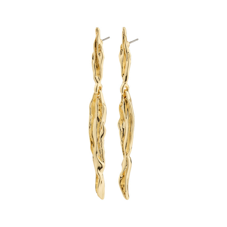 Pilgrim FEEL drop earrings gold-plated