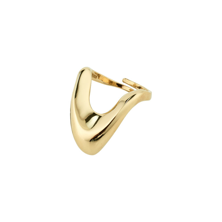 Pilgrim CLOUD recycled ring gold-plated 