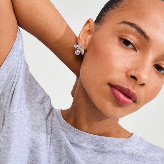 Pilgrim DREAM Earrings Silver-Plated