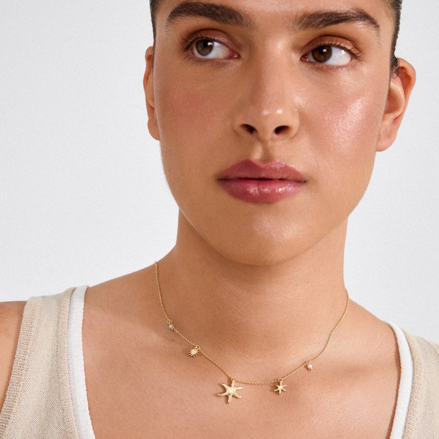 Pilgrim PRISM necklace gold-plated
