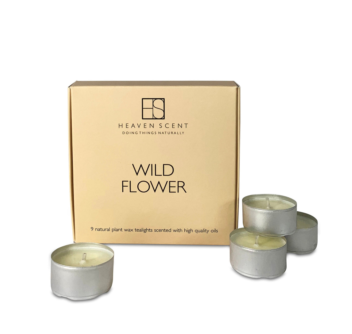 Heaven Scent Scented Aluminium tealights - Wildflower