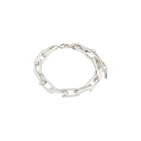 PILGRIM STAY recycled bracelet silver-plated