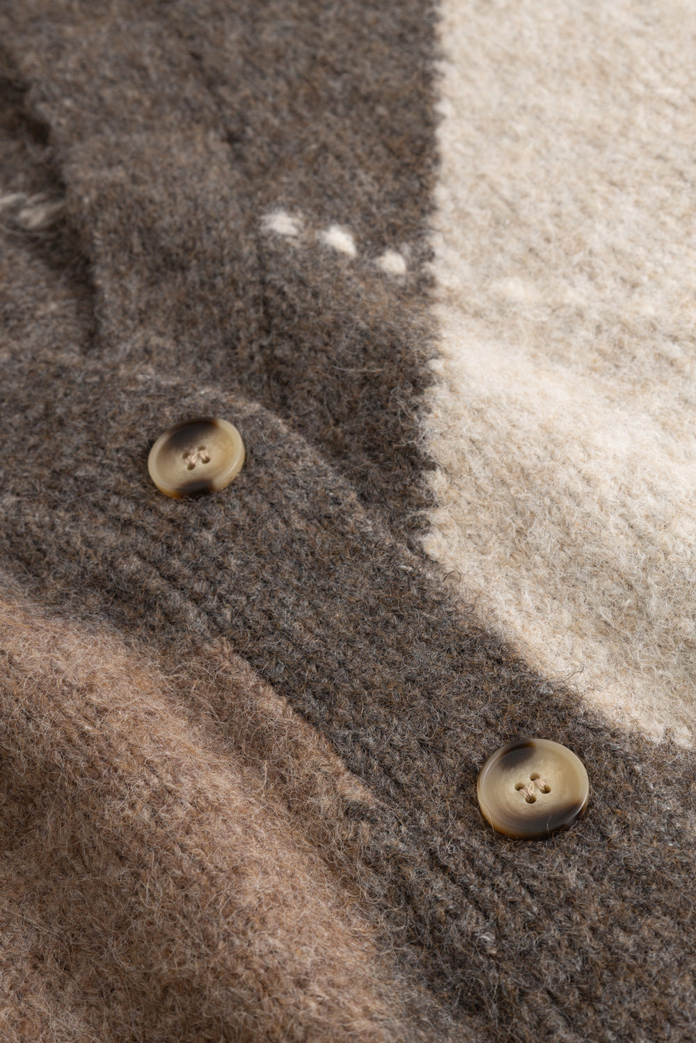 Noella Laiana Knit Cardigan in Ash Brown Mix