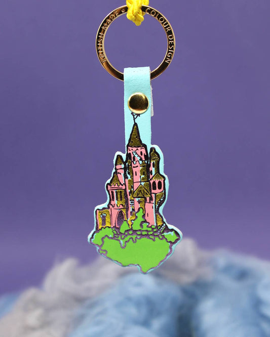 Castle Key Fob : Turquoise