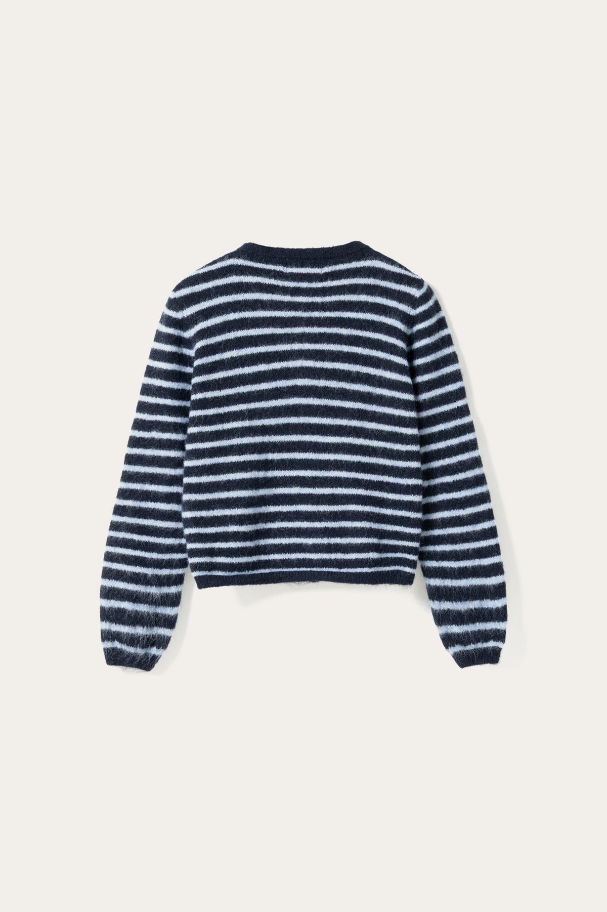 Noella Mertice Knit Cardigan in Blue Stripe