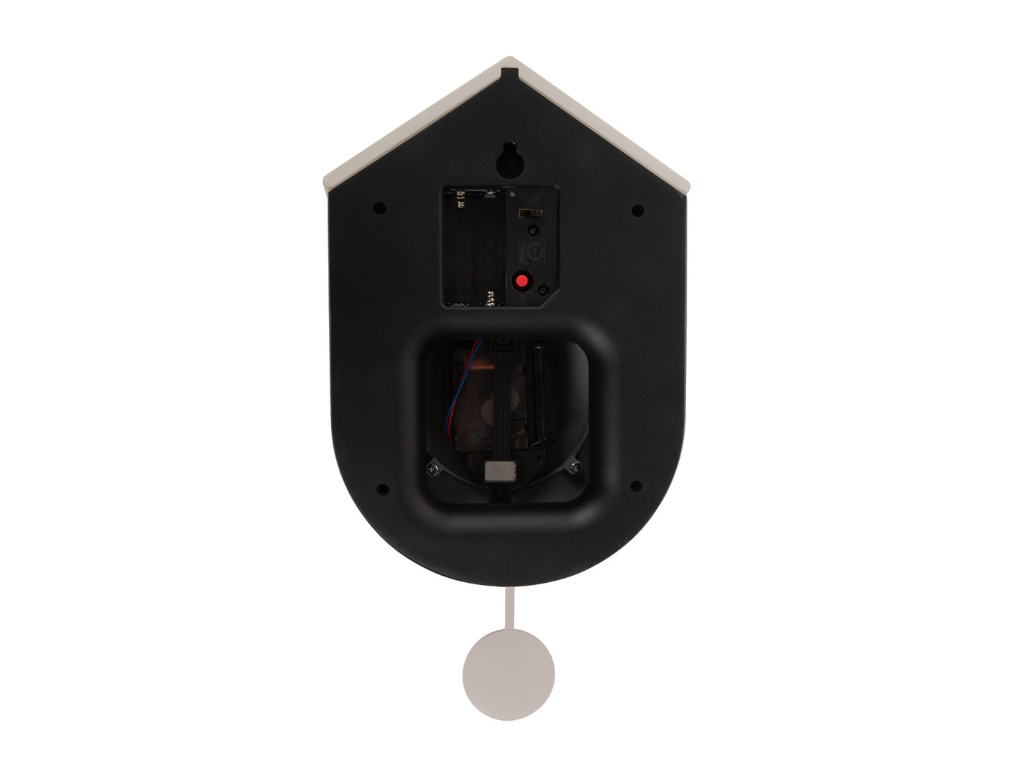 Present Time Wall Clock Grato Cuckoo in Black