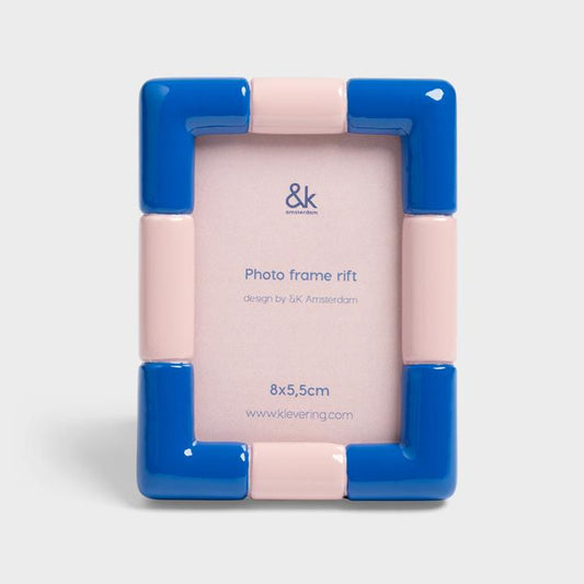 &Klevering Photo Frame Rift Blue