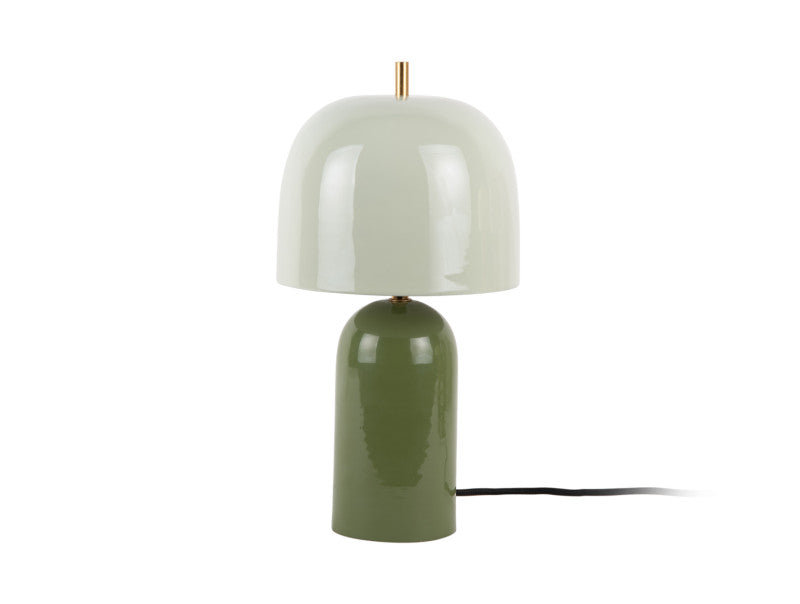 Present Time Enamel Rico Table Lamp in Jungle Green