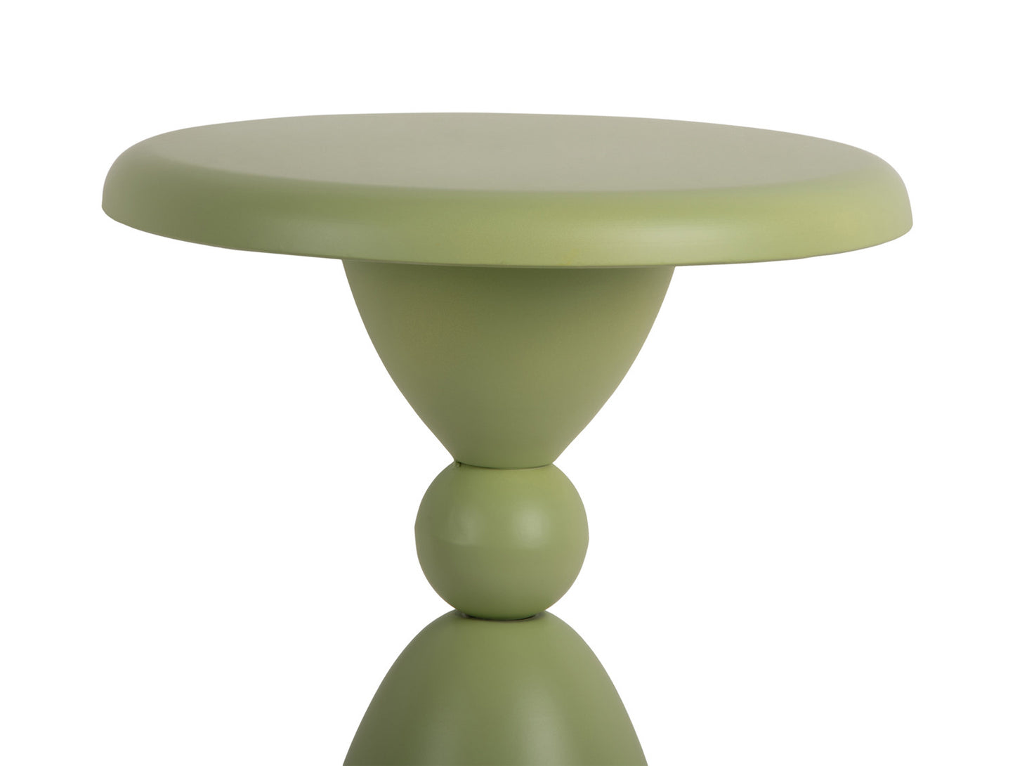 Present Time Folly Outdoor Side Table in Greyed Jade