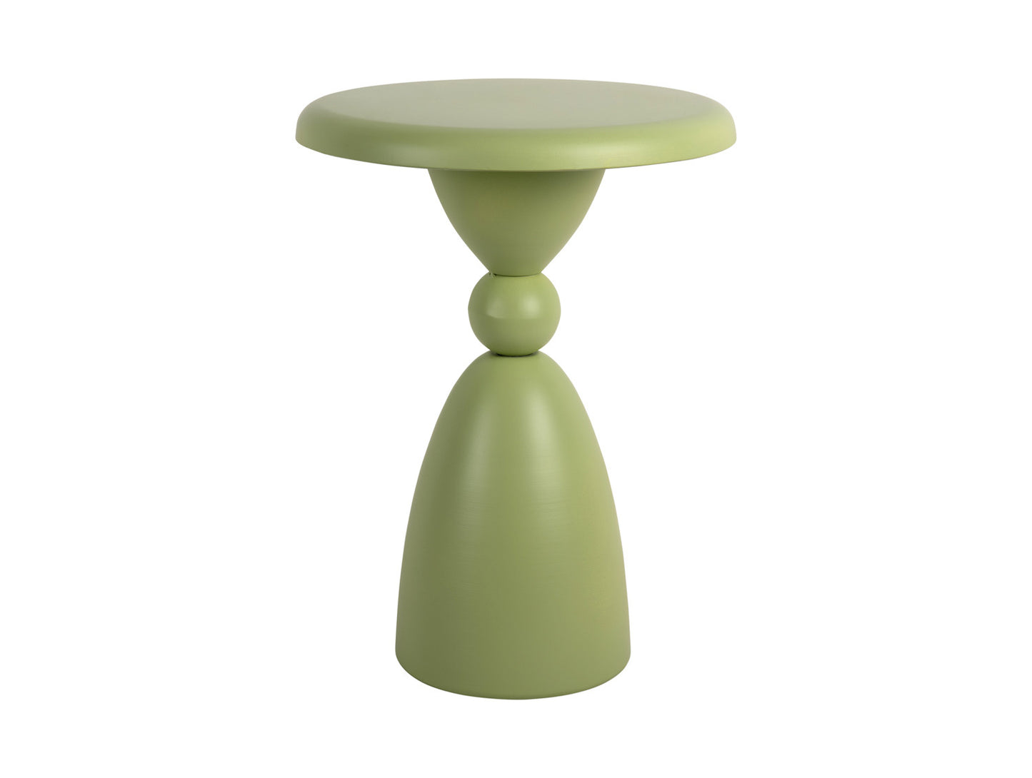 Present Time Folly Outdoor Side Table in Greyed Jade