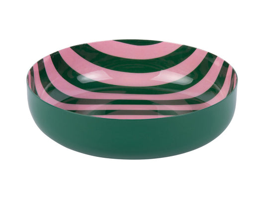 Present Time Bowl Animado Small Retro Green & Soft Pink