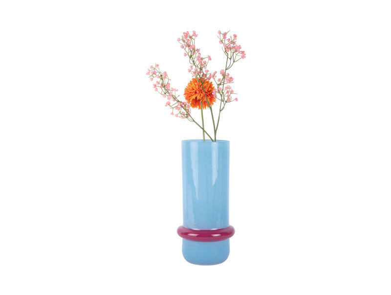 Present Time Large Vase Animado Anillo in Soft Blue