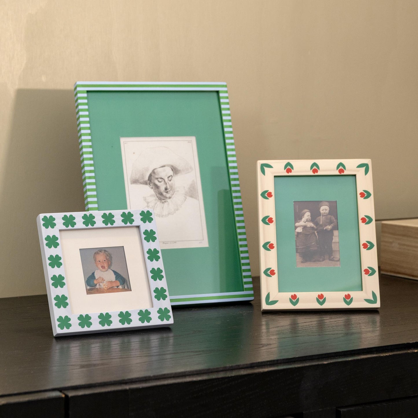 &Klevering Photo Frame Patch Large Stripe