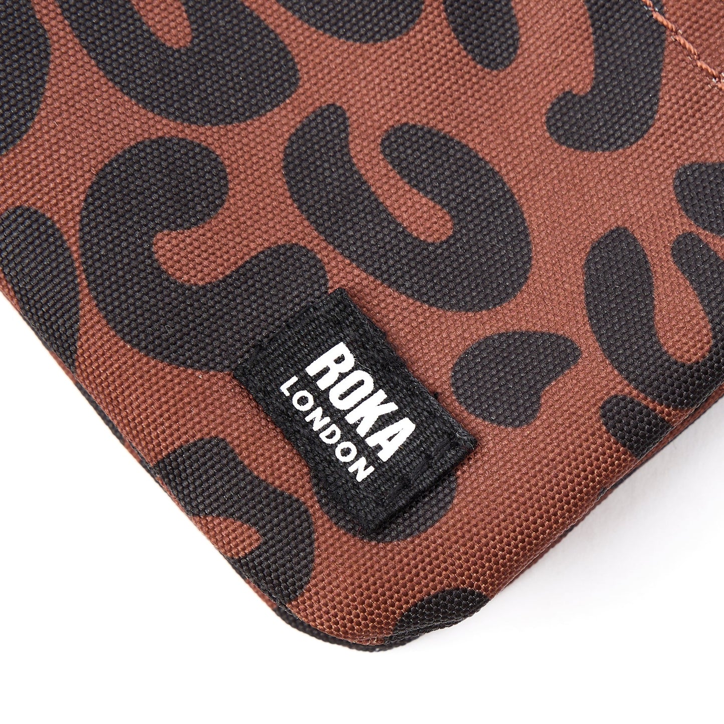 Roka London Carnaby Wallet in Scarlet Leopard