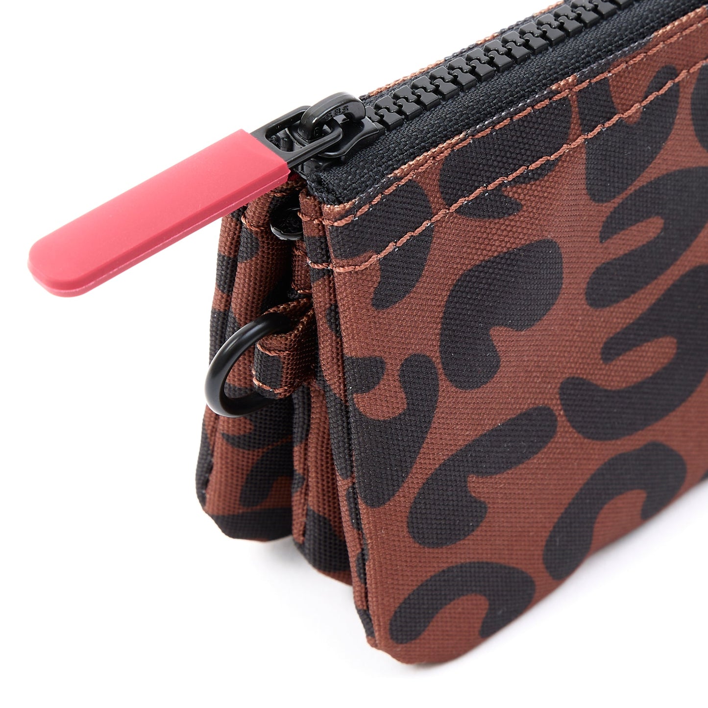 Roka London Carnaby Wallet in Scarlet Leopard