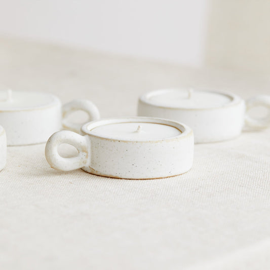 Zesty Lemons Scandi: Tea Lights (Box of 4)
