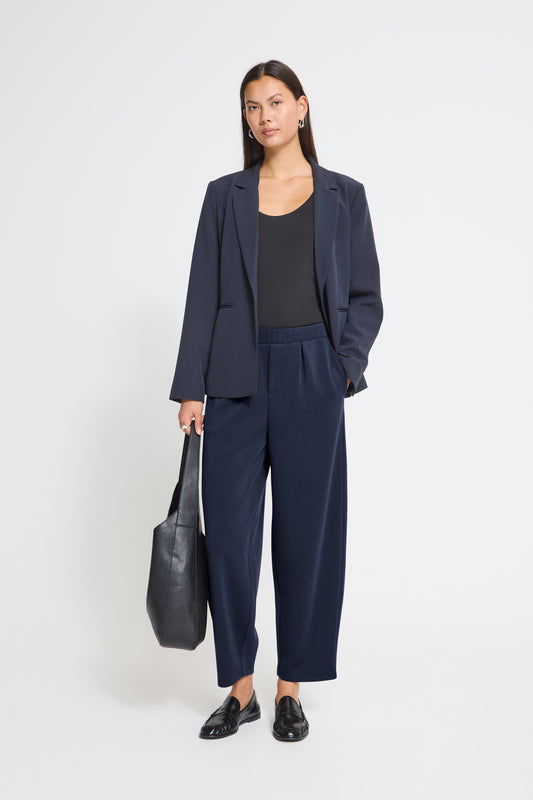 ICHI Naida Trousers in Dark Navy