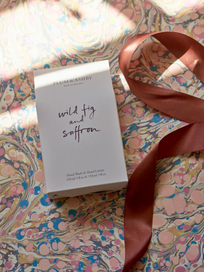 Plum & Ashby Wild Fig & Saffron Wash & Lotion Gift Set
