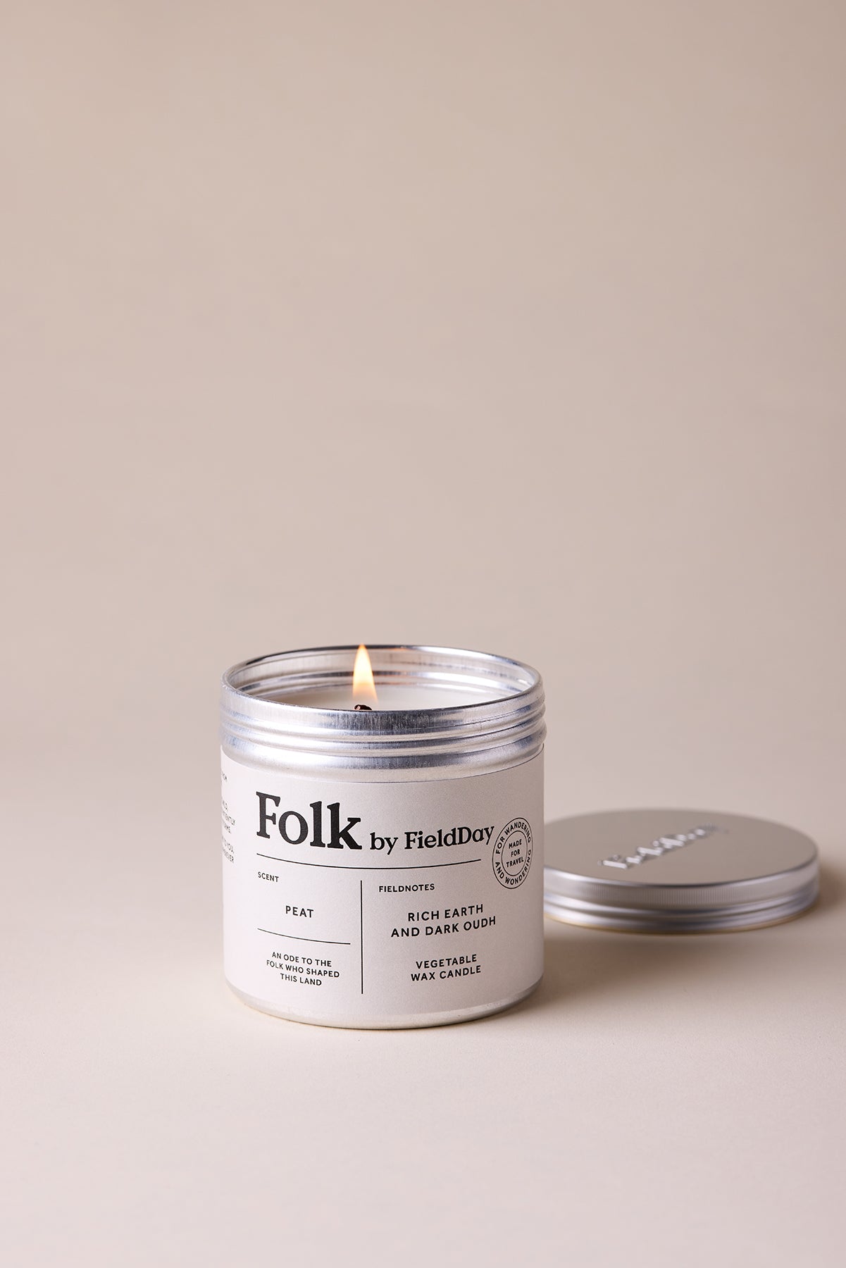 FieldDay Folk Tin Peat Candle