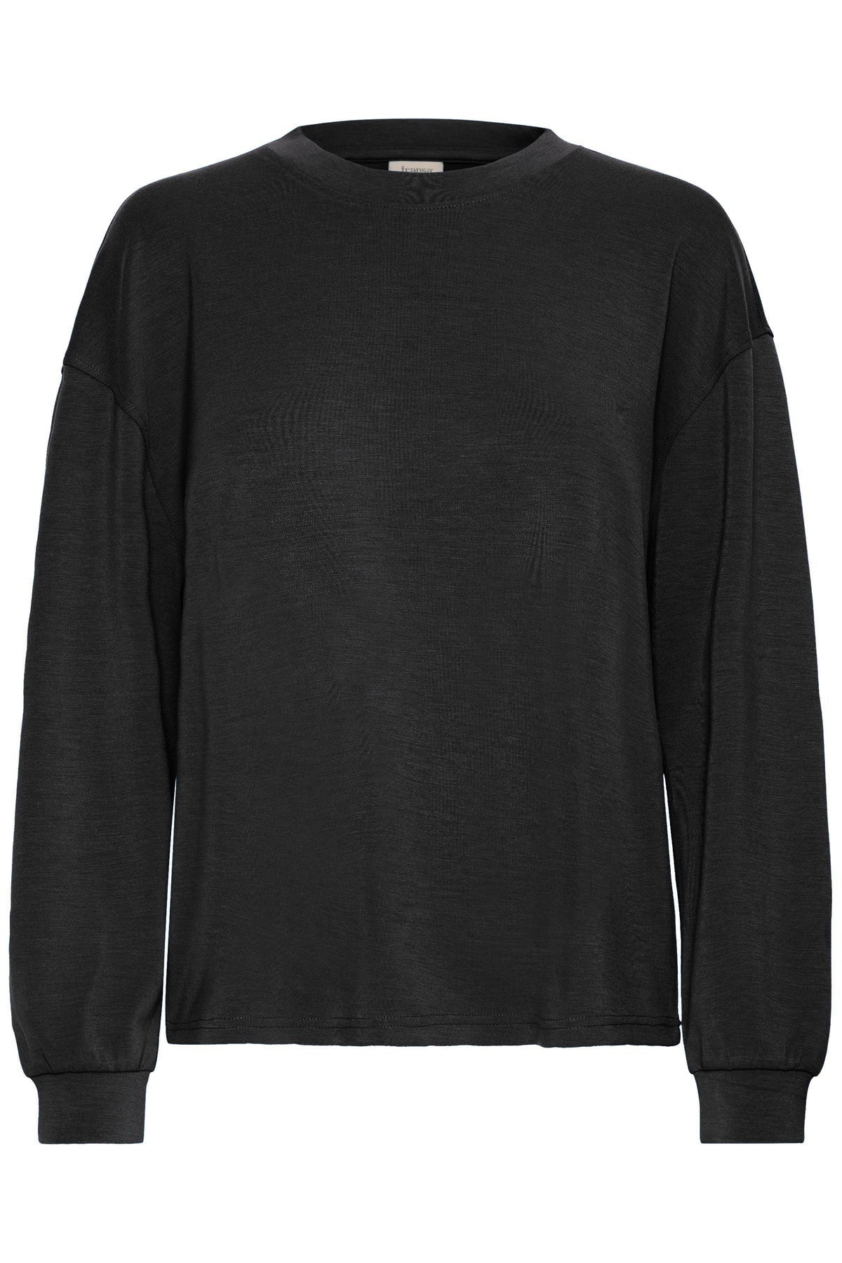Fransa Aurora Pullover in Black
