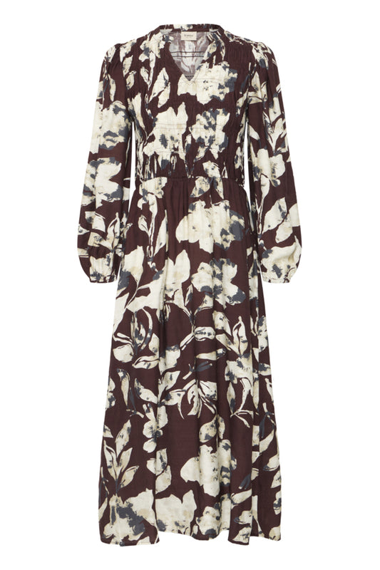 Fransa Ariana Dress in Dis Floral Fudge
