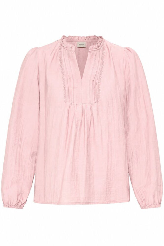 Fransa GIDA Blouse in Silver Pink