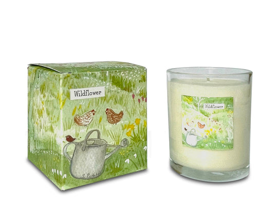 Wildflowers 20cl Illustrated Candle