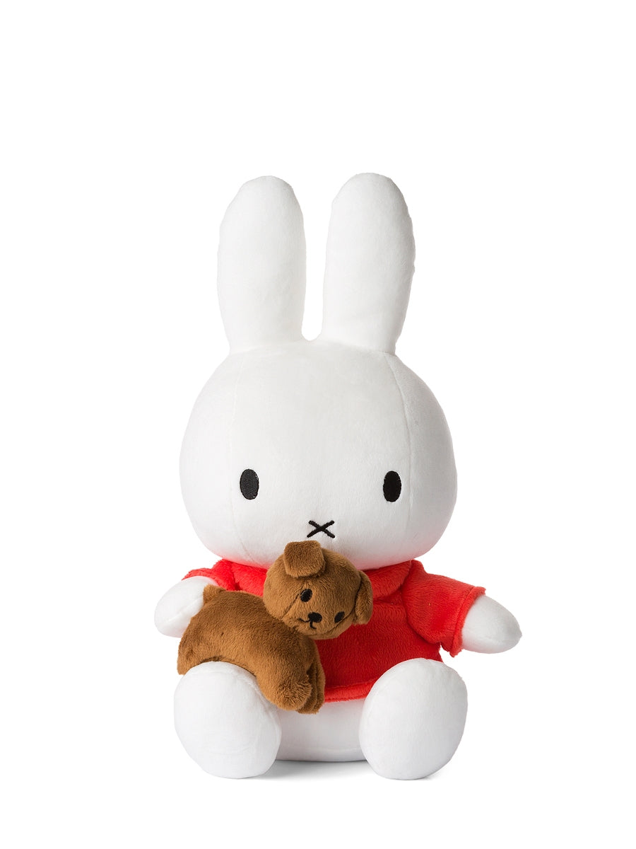 Miffy in red dress With Snuffy dog Soft Toy - 33cm