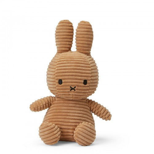 Miffy Sitting Corduroy Soft Toy in Beige (23cm)