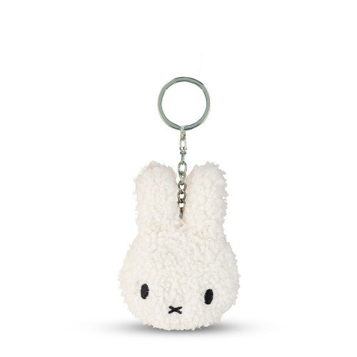 Miffy Flat Tiny Teddy Eco fabric Cream Keyring